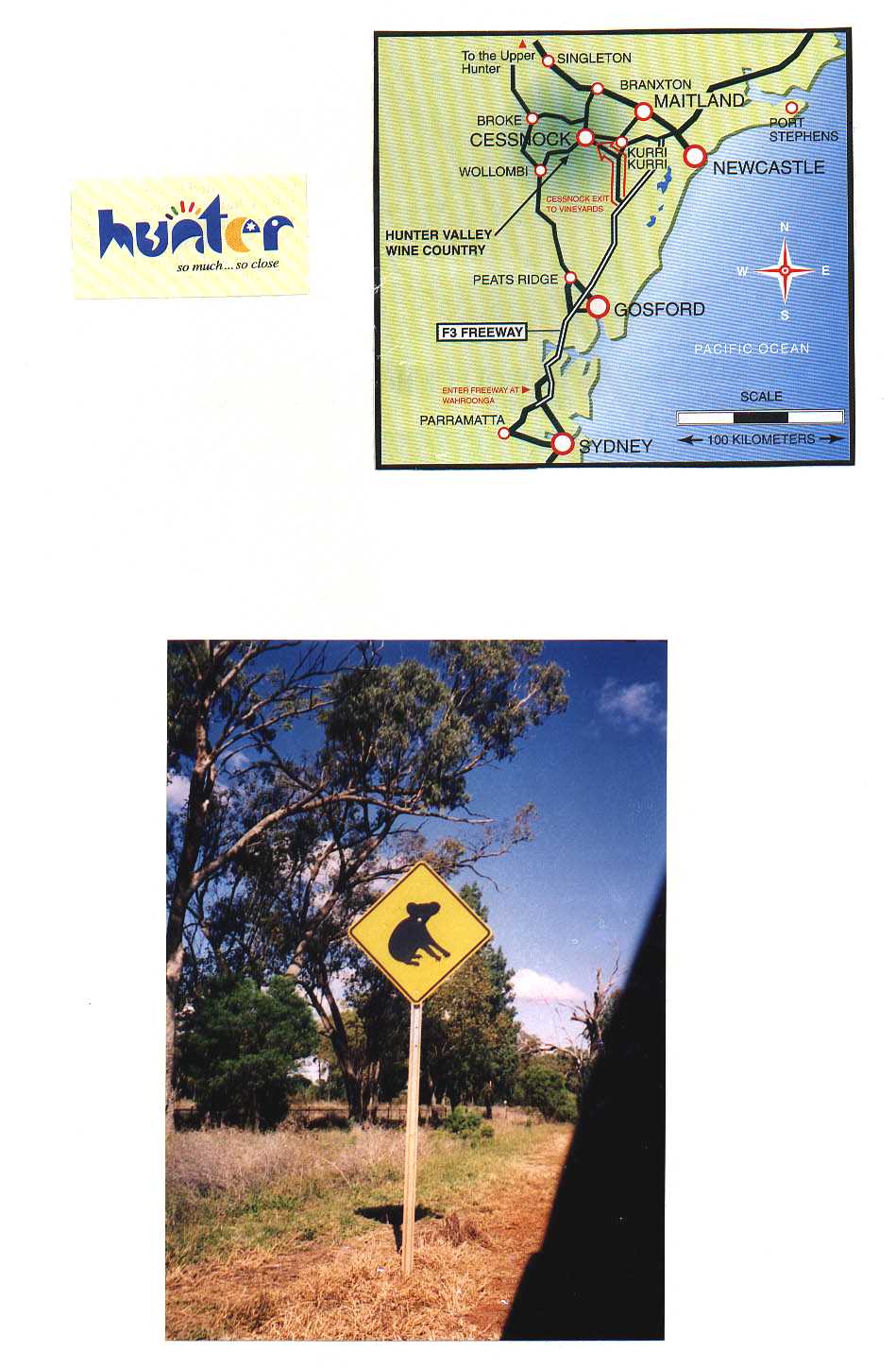 Road to Cessnock Australia