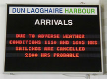Dun Laoghaire Ferry Cancellation