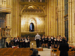 Kent College Coral Singing at Canterbury Cathedral