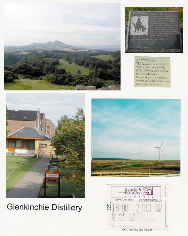 Scot's View and Glenkinchie Distillery