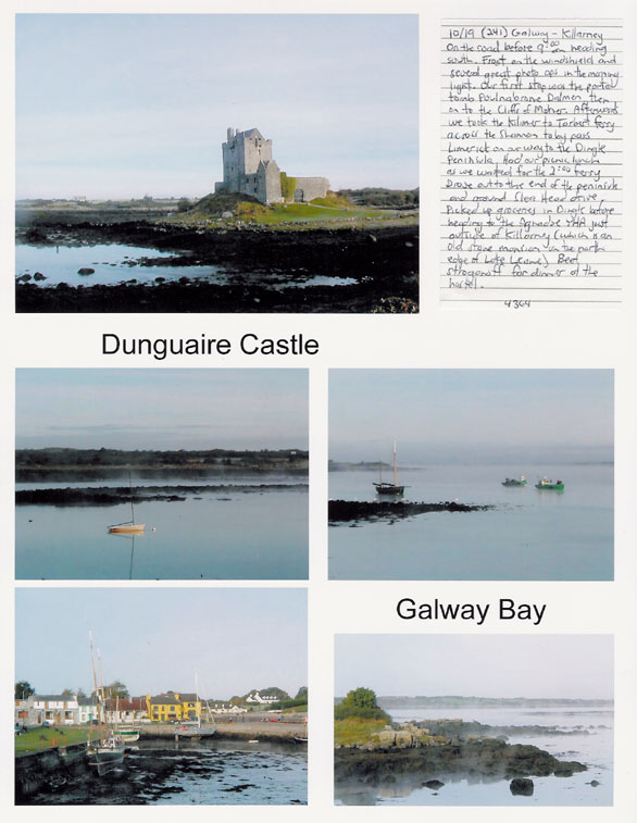 Galway Bay and Dunguaire Castle