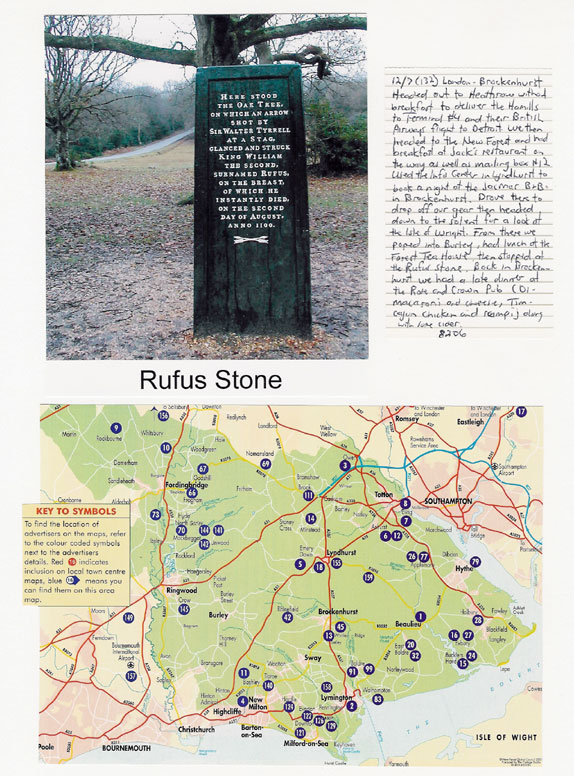 Rufus Stone and New Forest