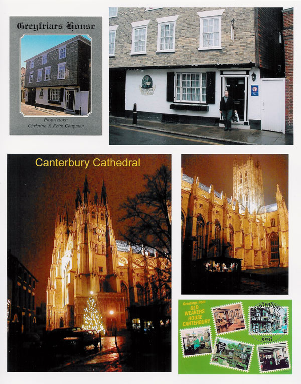 Canterbury Cathedral and Greyfriers House