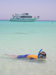 Matt Snorkling Off Grifton Island