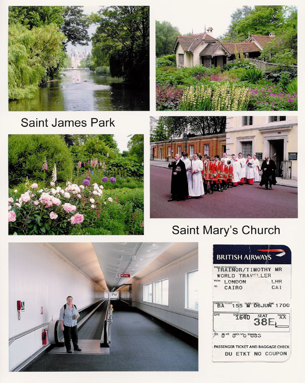Saint James Park, Saint Mary's Church and Heathrow Airport