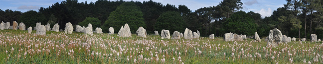 Carnac Neolithic stone Formations