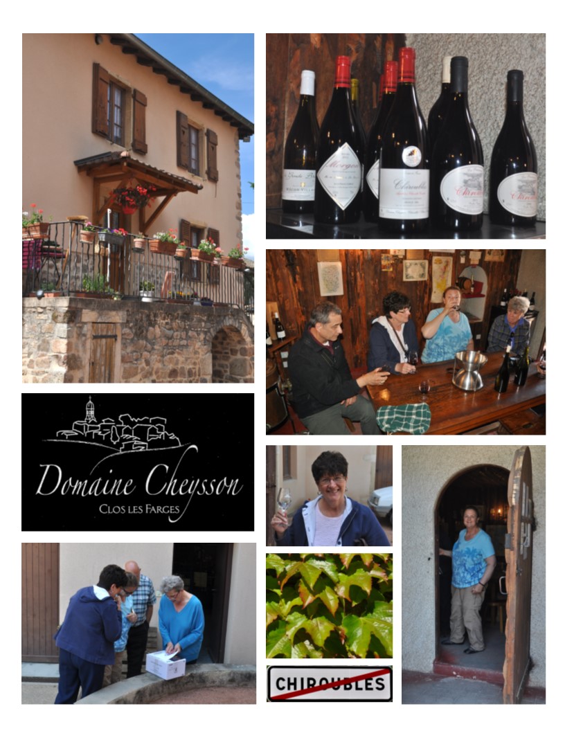Chiroubles & Domaine Cheysson Cave