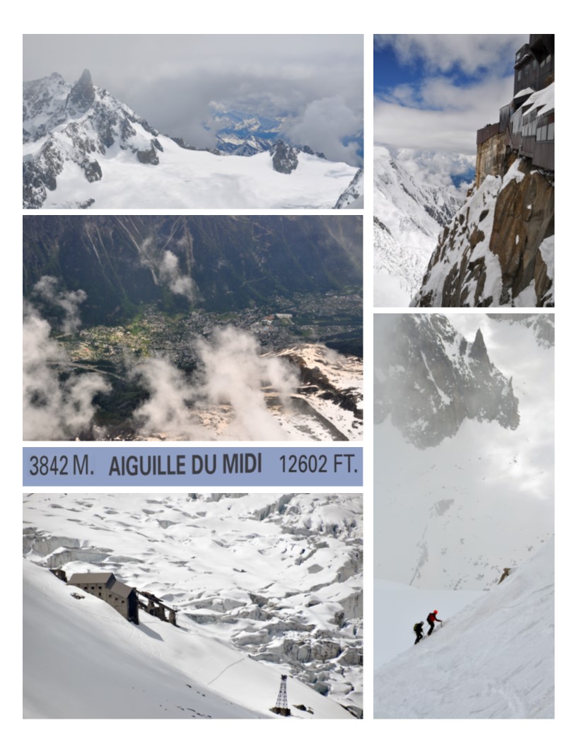 The Alps near Mont Blanc