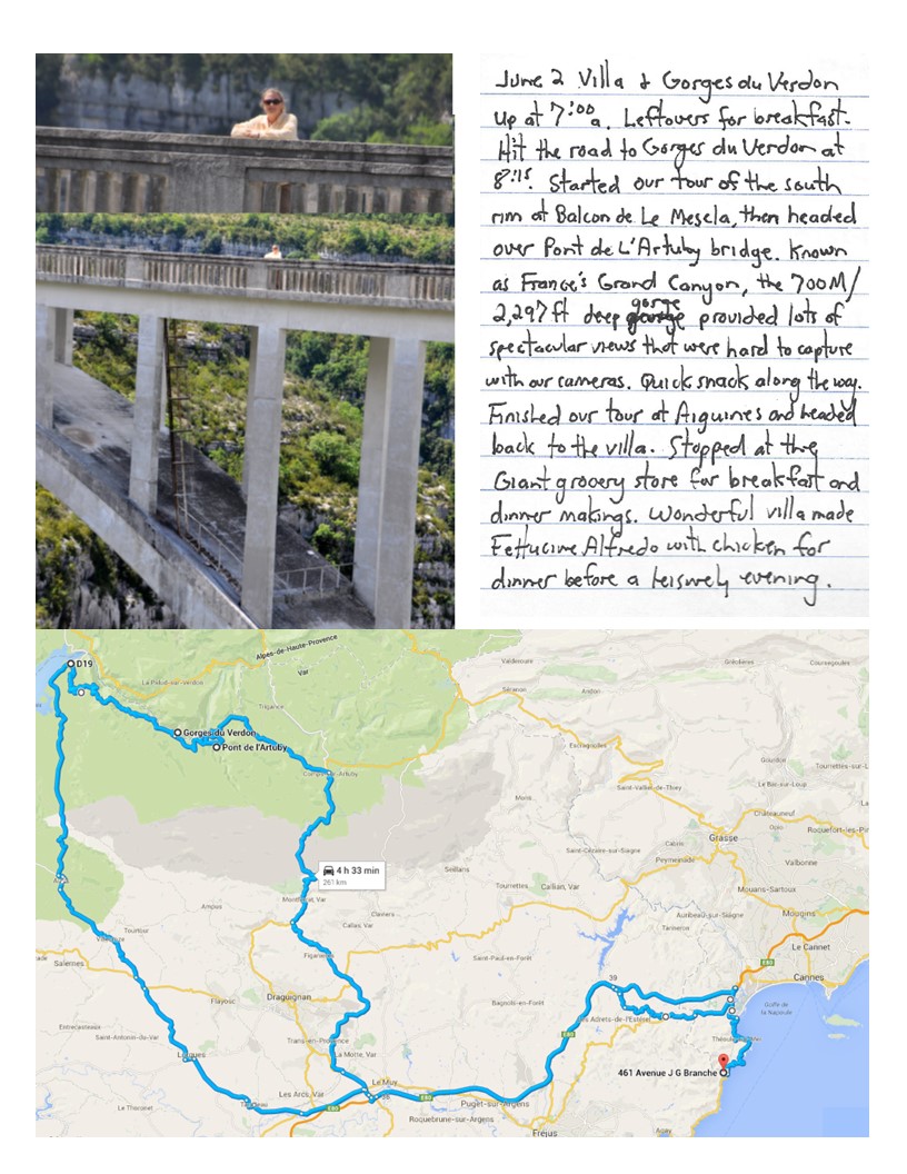 Road to Verdon Gorges