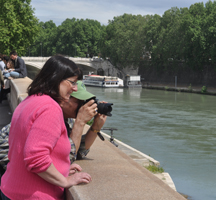 Steve and Linda, Tiber River, Rome Italy