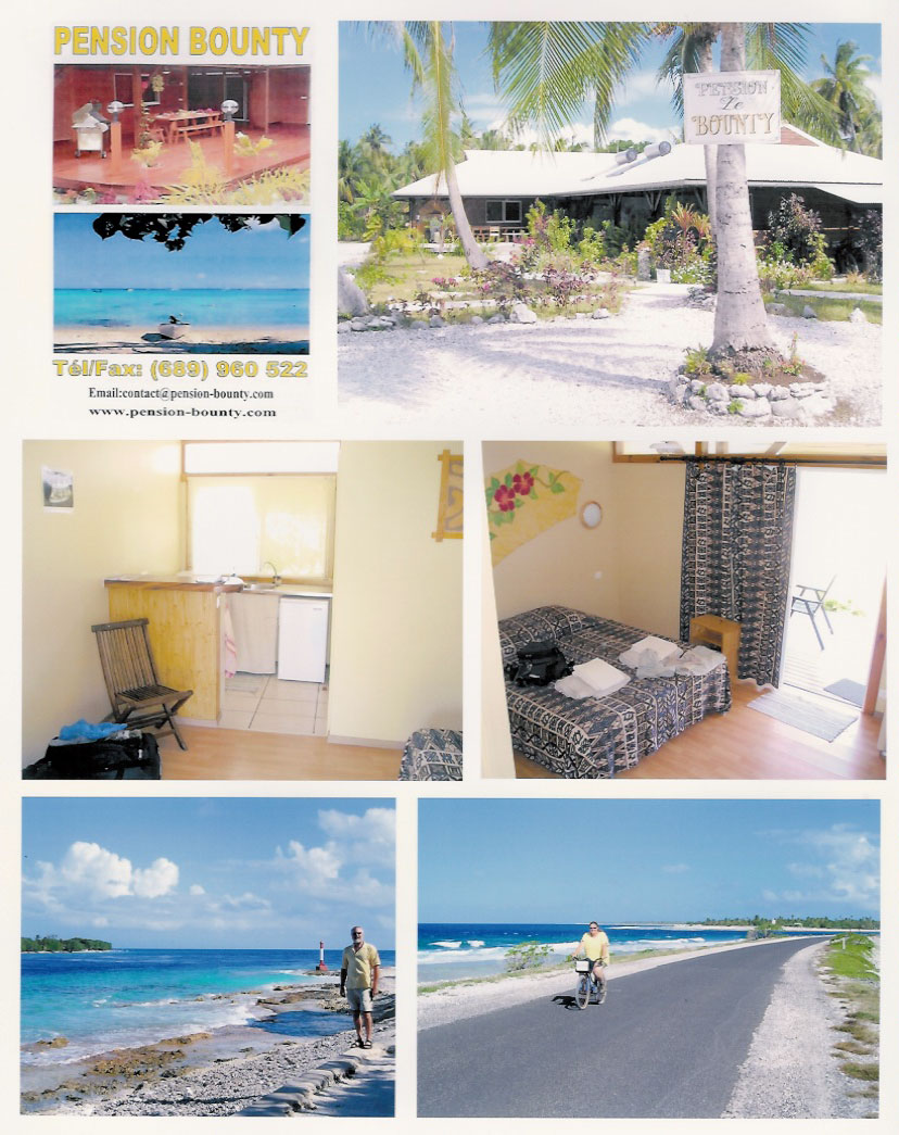 Pension Bounty: Rangiroa, French Polynesia