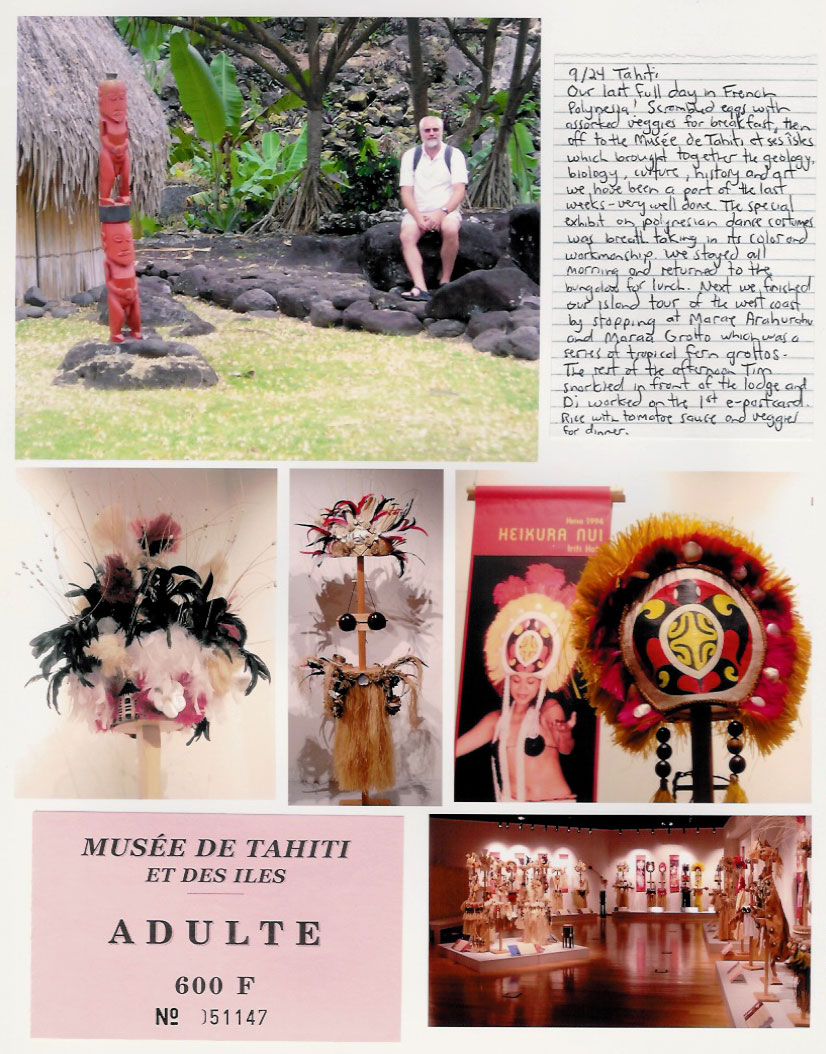 Polynesian Dance Costumes at Museum of Tahiti
