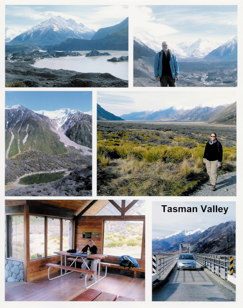 Blue Lakes and Tasman Glacier Trail, Mt. Cook National Park