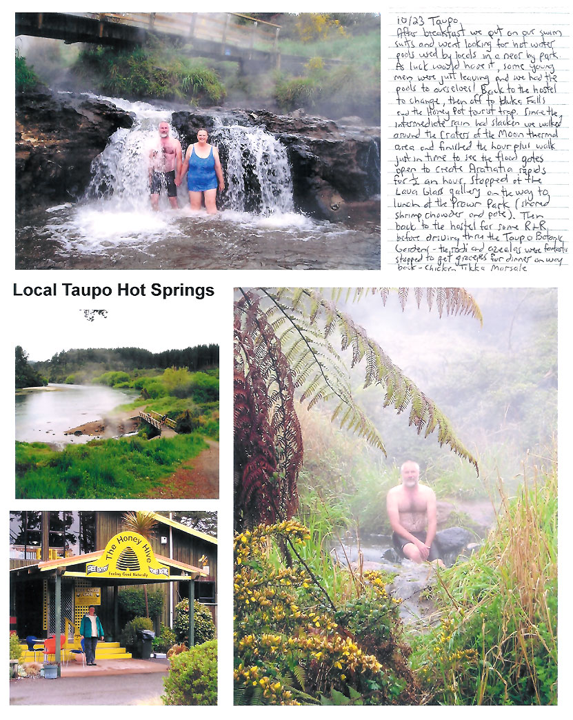 Hot Springs in Taupo, New Zealand