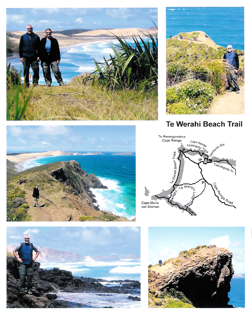Te Werahi Beach Trail, Cape Rerenga, New Zealand