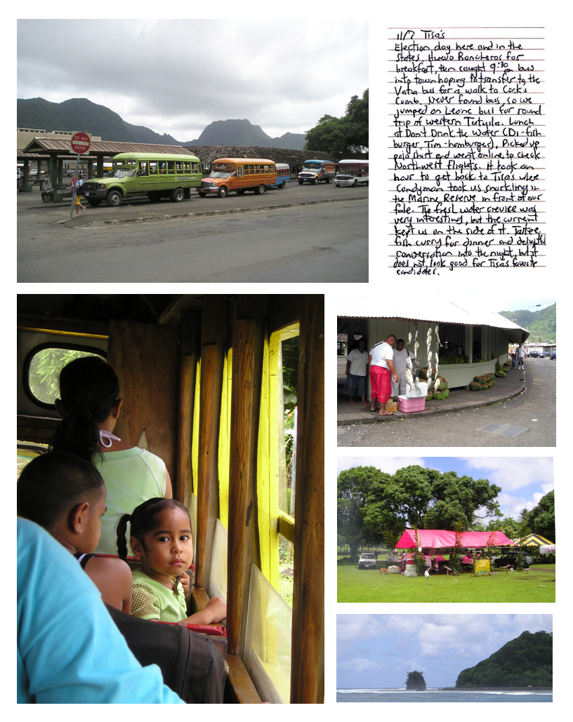 Bus to Leone, American Samoa