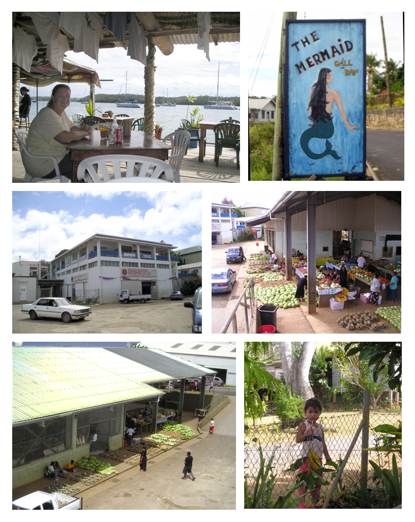 The Mermaid Grill & Neiafu Market, Vava'u Island Tonga