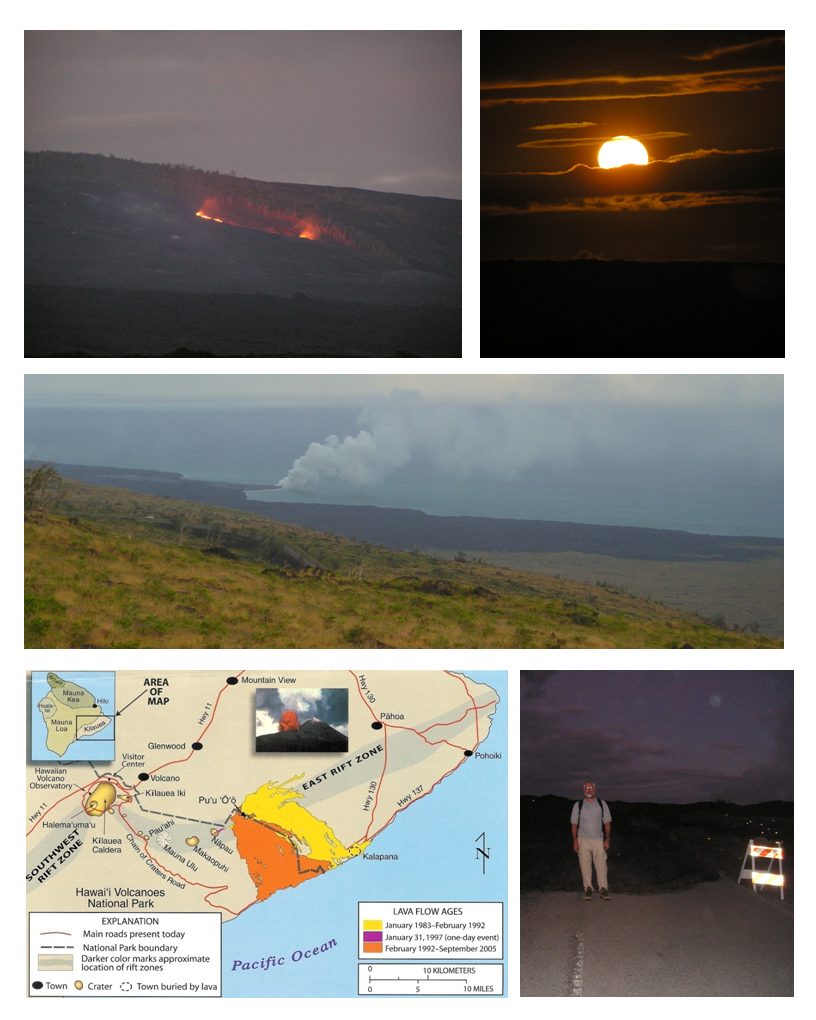 Pu'u O'o Lava Flow, Volcanoes National Park Hawaii