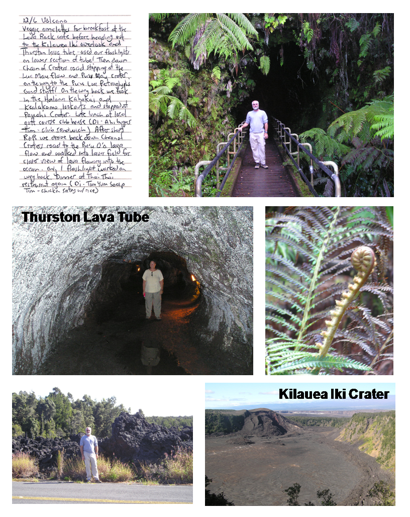 Thurston Lava Tube and Kilauea Iki Crater, Volcanoes National Park Hawaii