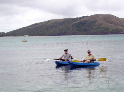 Kayaking on Oarsman Bay