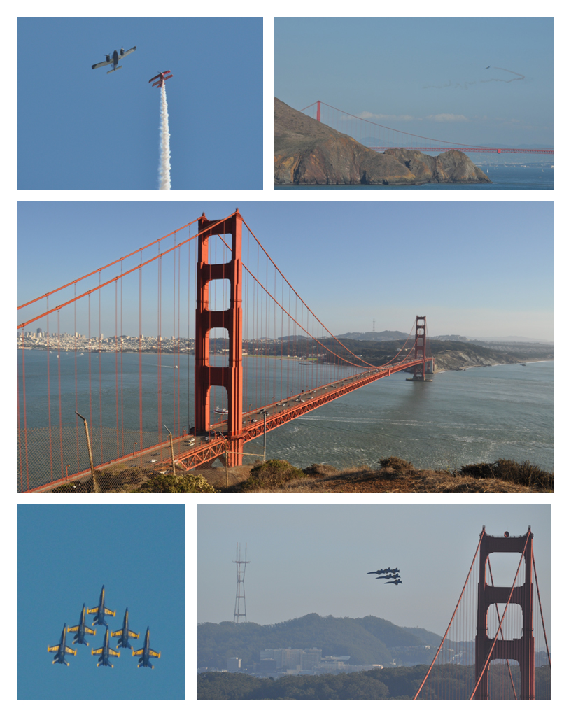 Golden Gate Bridge & Blue Angels
