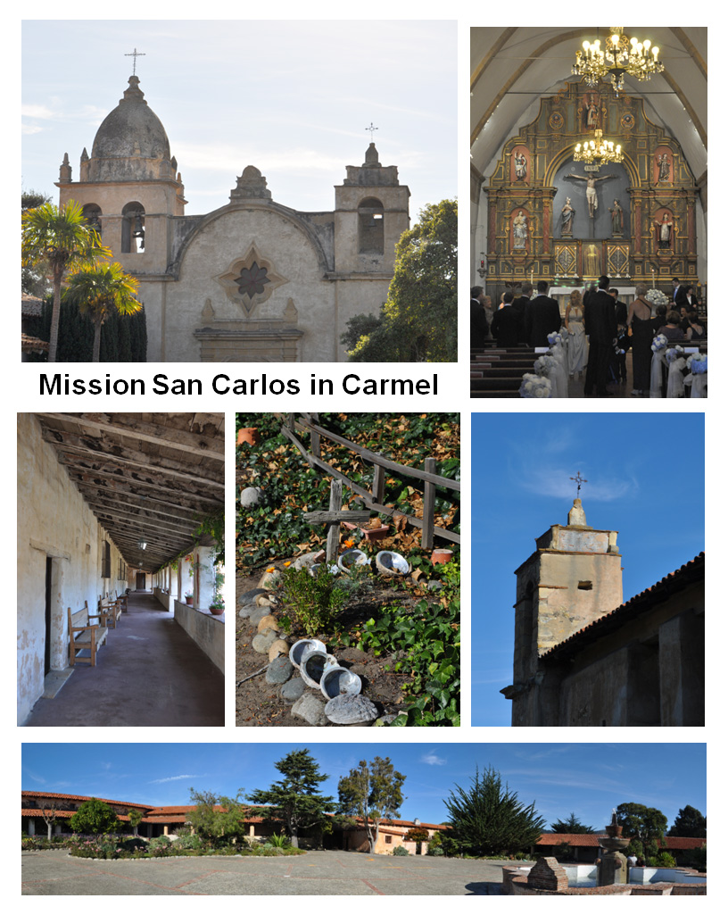Mission San Carlos in Carmel, California
