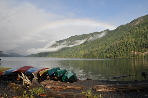 Lake Crescent Rainbow