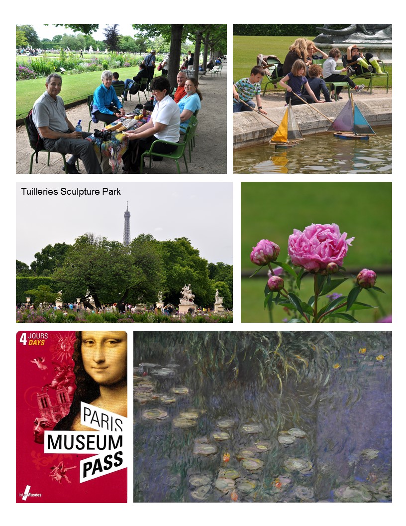 Tulleries & Museé de L'Orangerie, Paris 