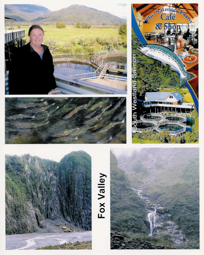 South Westland Salmon Farm and Fox Valley, New Zealand